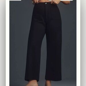 Anthropologie Maeve • NWT Colette Crop Wide-Leg Ponte Pants